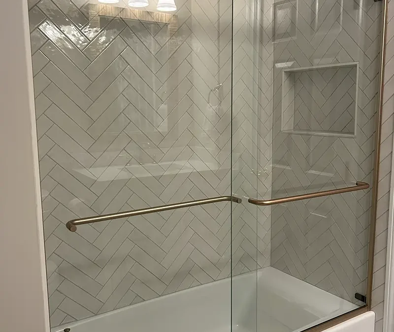 Herringbone Bathroom